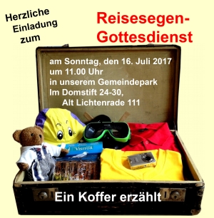 Reisesegen-Gottesdienst
